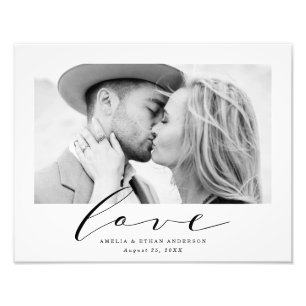 Impression Photo Véritable Amour Mariage personnalisé