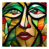 Impression Photo Verre Abstrait moderne (Devant)