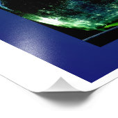 Impression Photo Verre vert et bleu (Coin)