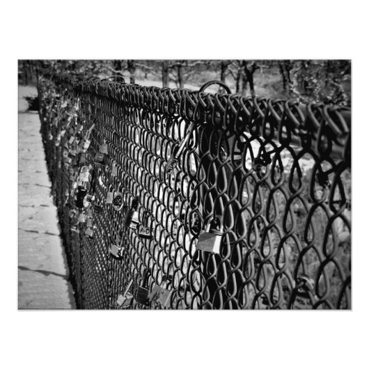 Impression Photo "Verrouillages de l'amour" (Devant)