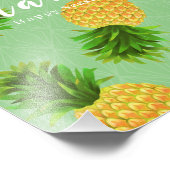 Impression Photo Vert ananas (Coin)