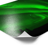 Impression Photo vert aurora-boréal (Coin)