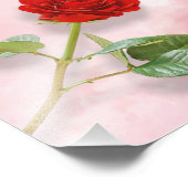 Impression Photo Veux-Tu M'Épouser ? Rose & Coeurs rouges, Nom (Coin)