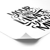 Impression Photo Vibes positives - Votre seule limite est votre esp (Coin)