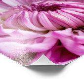 Impression Photo Vibrant en Dahlia Rose (Coin)