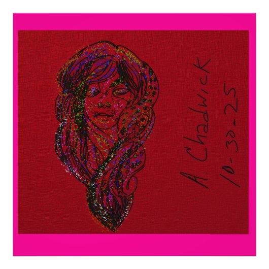 Impression Photo Victorian Era Dreamer Girl (Devant)