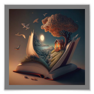 Impression Photo Vie d'affiche en lecture