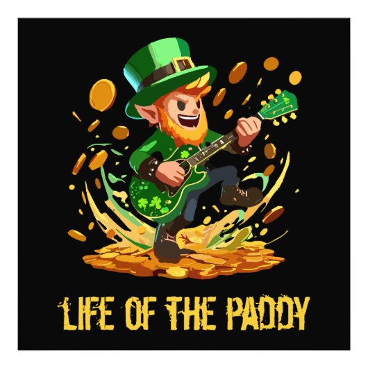 Impression Photo Vie du paddy, jour de la Saint-Patrick (Devant)