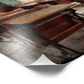 Impression Photo Vieille École, Une École D'Une Chambre Vue Intérie (Coin)