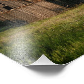 Impression Photo Vieille grange abandonnée (Coin)