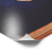 Impression Photo Vierge Marie avec Bébé Jésus et les chérubins roug (Coin)