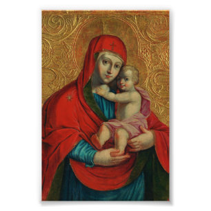 Impression Photo Vierge Marie et Enfant Jésus par Jan Rombauer