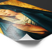Impression Photo Vierge Marie Hodegetria Icône Byzantine Catholique (Coin)