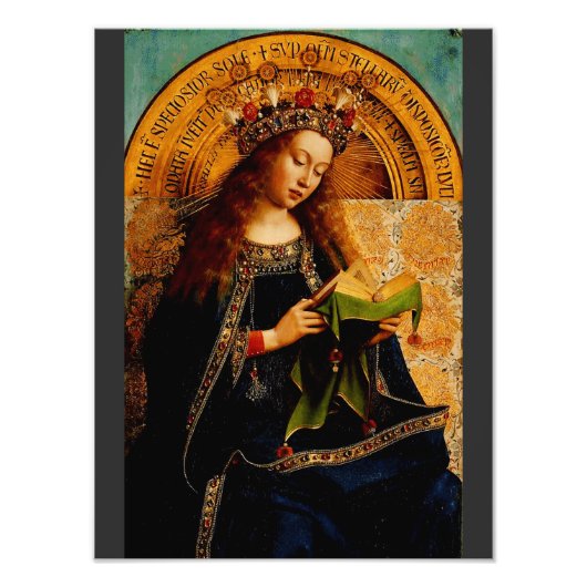 Impression Photo Vierge Marie par Jan van Eyck (Devant)