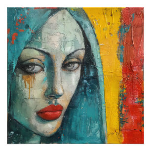 Impression Photo Vierge Marie Street Art