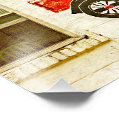 Impression Photo Vieux garage (Coin)