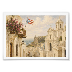 Impression Photo Vieux San Juan Porto Rico Forteresse El Morro