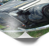 Impression Photo Vieux véhicule de police (Coin)