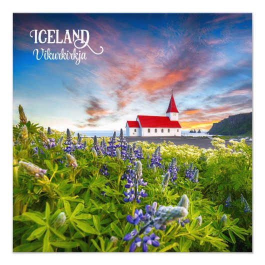 Impression Photo Vikurkirkja, Islande (Devant)
