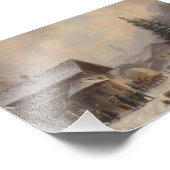 Impression Photo Village allemand en hiver (Coin)