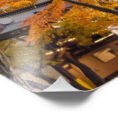 Impression Photo Ville d'automne (Coin)