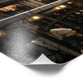 Impression Photo Ville de science-fiction (Coin)