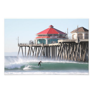Impression Photo Ville de surf "en mer