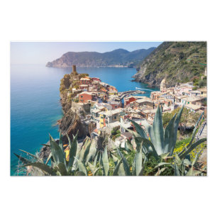 Impression Photo Ville de Vernazza dans le Cinque Terre