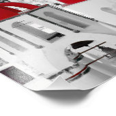 Impression Photo Ville rouge (Coin)