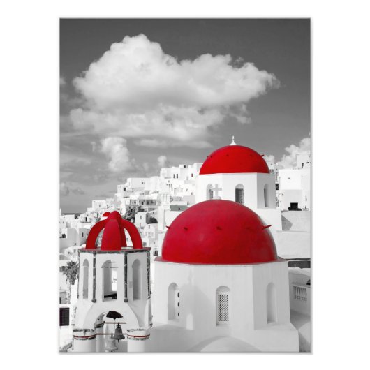 Impression Photo Ville rouge (Devant)