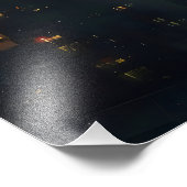 Impression Photo Ville tempétueuse et futuriste (Coin)