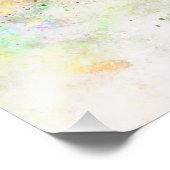 Impression Photo Vilnius skyline in background watercolor (Coin)