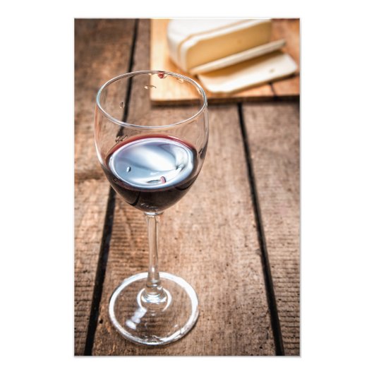 Impression Photo Vin et fromage (Devant)