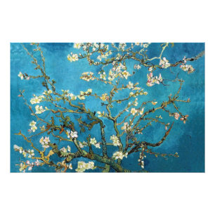 Impression Photo Vincent van Gogh, Amandier en fleurs. Vintage