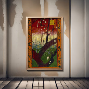 Impression Photo Vincent Van Gogh - Arbre à prune floraison