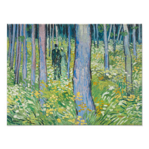 Impression Photo Vincent van Gogh - broussaille avec deux figures