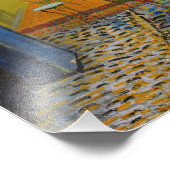 Impression Photo Vincent van Gogh - Café Terrasse en soirée (Coin)