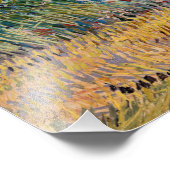 Impression Photo Vincent van Gogh - Champ de blé avec une lark (Coin)