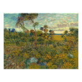 Impression Photo Vincent Van Gogh, Coucher De Soleil À Montmajour (Devant)