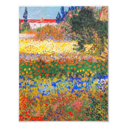 Impression Photo Vincent Van Gogh Flower Garden (Devant)
