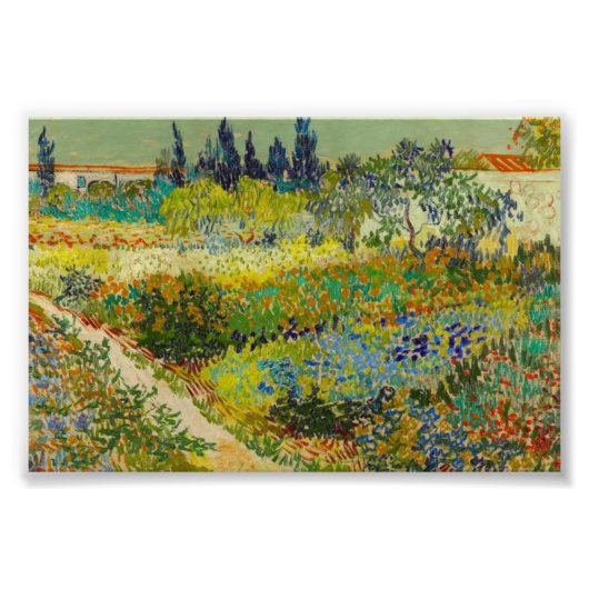 Impression Photo Vincent Van Gogh Garden (Devant)