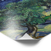 Impression Photo Vincent van Gogh - Les oliviers (Coin)