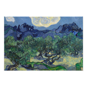 Impression Photo Vincent van Gogh - Les oliviers