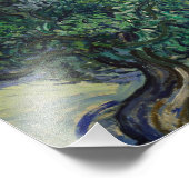 Impression Photo Vincent van Gogh - Les oliviers (Coin)