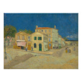 Impression Photo Vincent Van Gogh, Maison Jaune, Rue (Devant)