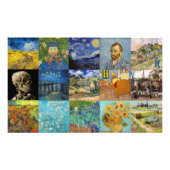 Impression Photo Vincent Van Gogh - Masterpieces Patchwork (Devant)