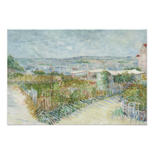 Impression Photo Vincent van Gogh - Montmartre : Derrière le Moulin