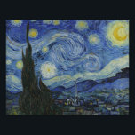 Impression Photo Vincent van Gogh - Nuit étoilée<br><div class="desc">Vincent van Gogh - Nuit étoilée - 1889 - peinture à l'huile</div>