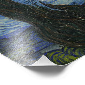 Impression Photo Vincent van Gogh - Nuit étoilée (Coin)