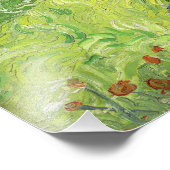 Impression Photo Vincent van Gogh - Paysage avec transport et train (Coin)